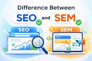 Read more about the article What is the difference between SEO and SEM?
