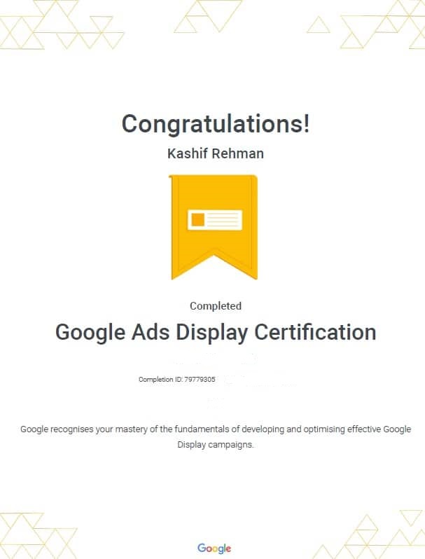 Google Display Ads Certification - Google Ads Expert in Delhi