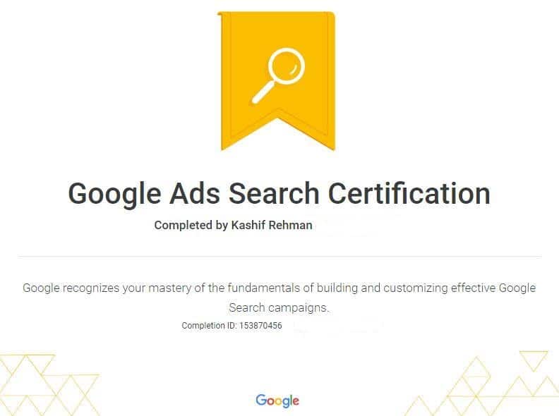 Google Search Ads Certification - PPC Expert in Delhi
