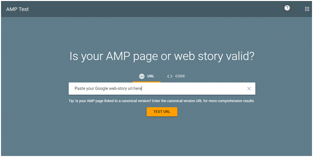Google Web-Stories-AMP-Validator