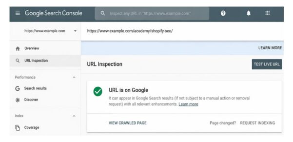 Google-URL-Inspection-Tool